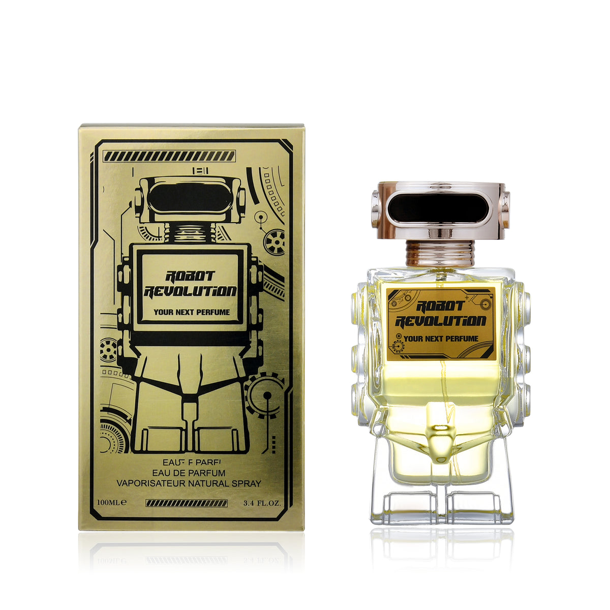 Inspired by Phantom Gold - Robot Revolution Gold EDP Designer Fragrance - 100ml