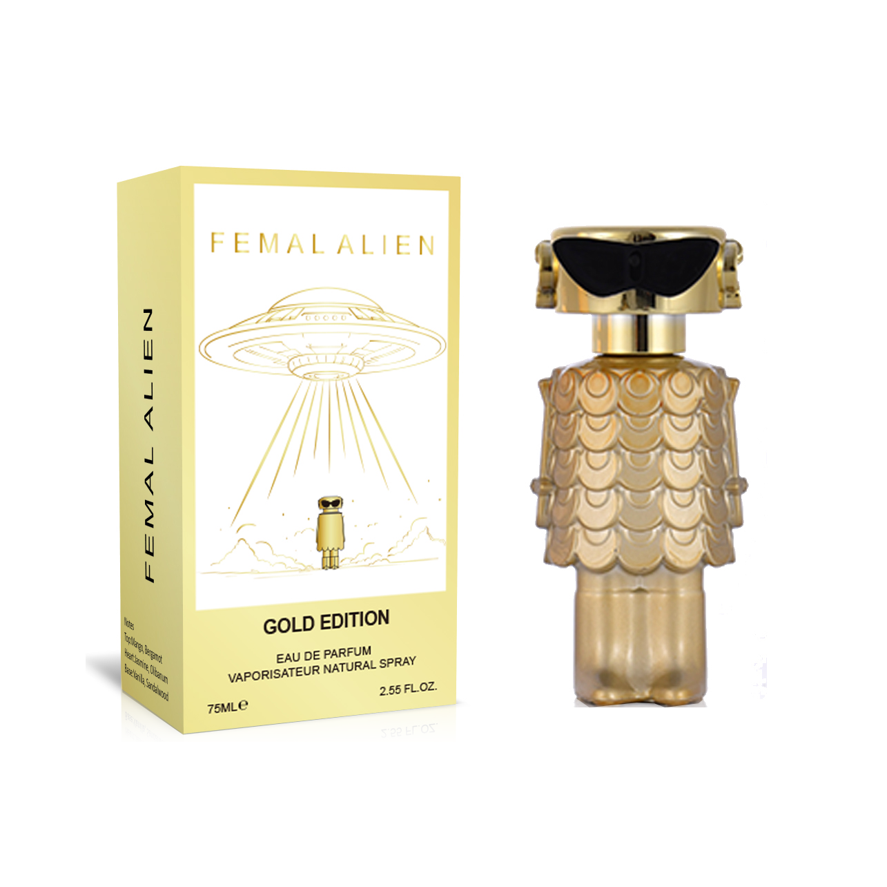 Inspired by Fame Intense - Femal Alien Gold Edition EDP Designer Fragrance - 75ml
